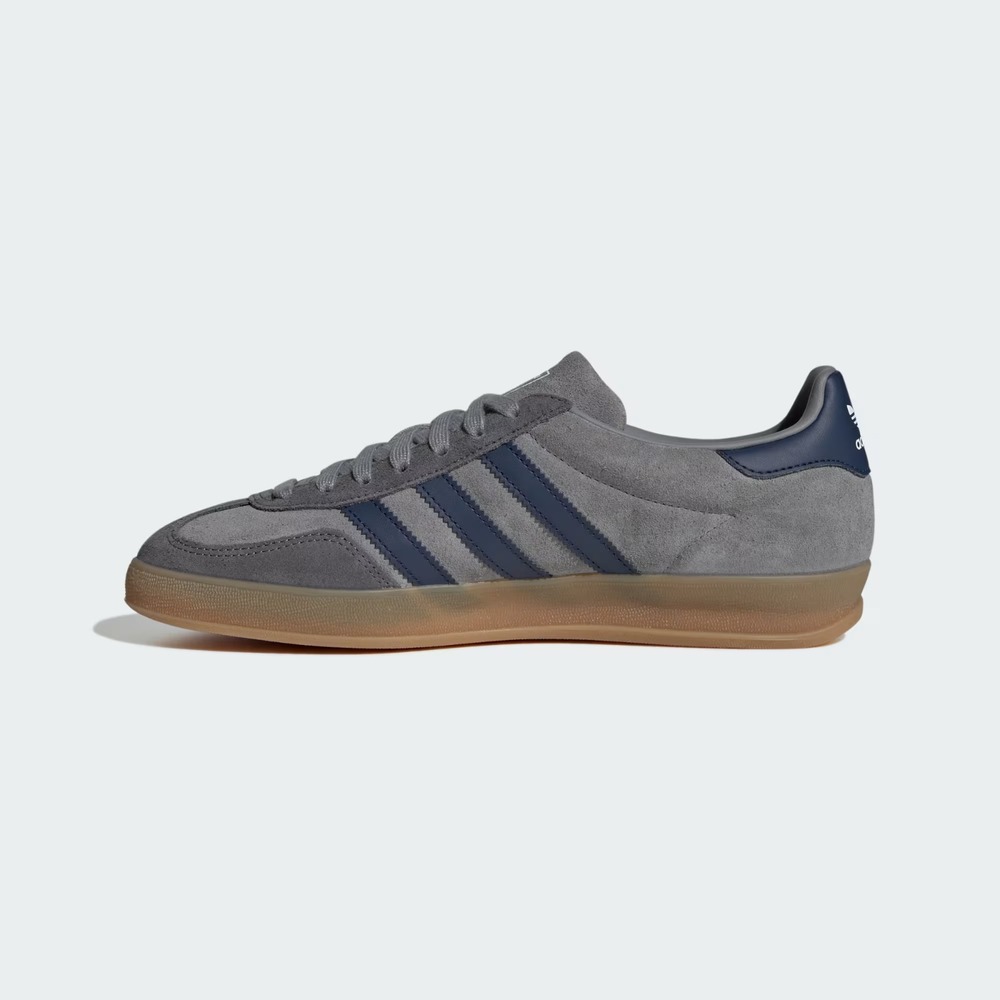 6.5M / 7.5W‎ - [New] Men's adidas Gazelle Indoor Shoes Grey/Night Indigo JQ8397 - Picture 6 of 8